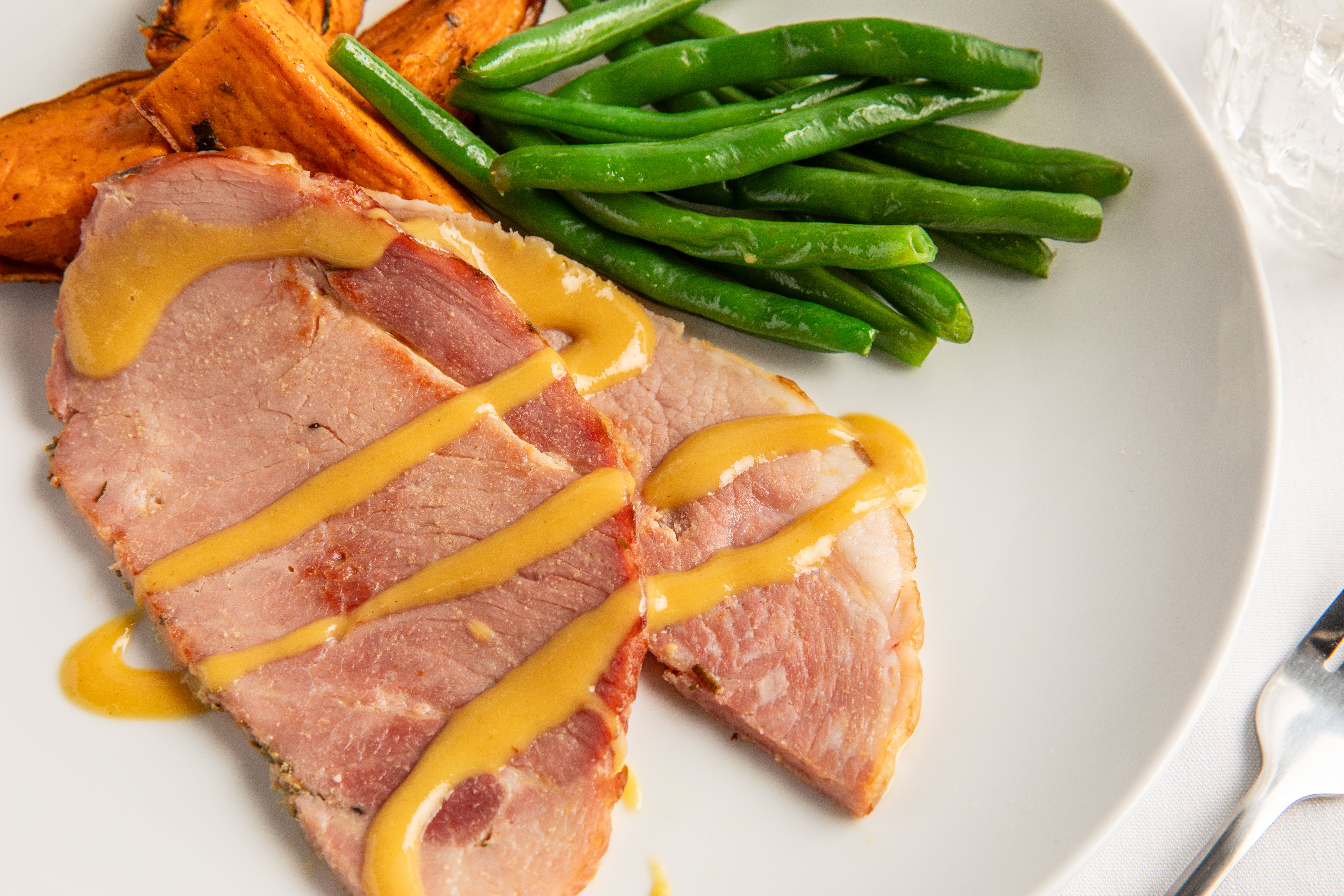 Glazed Ham And Vegetables