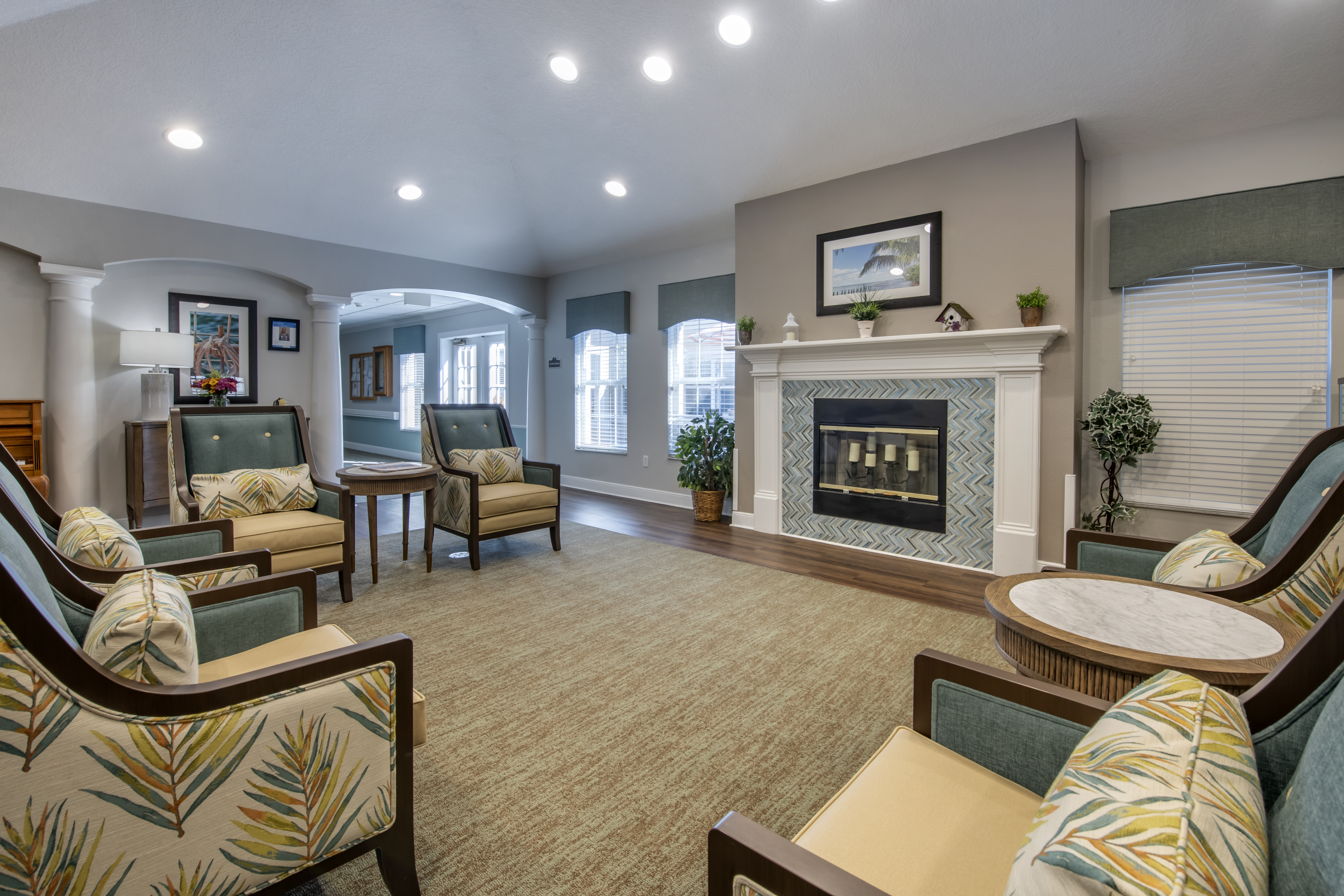 Brookdale Santa Barbara Community Living Room