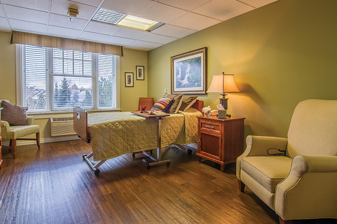 Brookdale Greenwood Village Skilled Nursing Bedroom