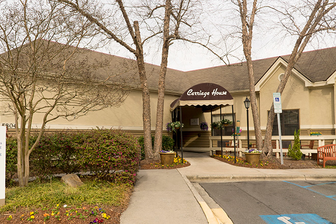 Brookdale Carriage Club Providence Skilled Nursing Entrance