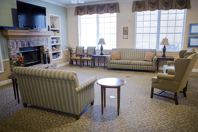 Brookdale Hermitage Boulevard Community Living Room