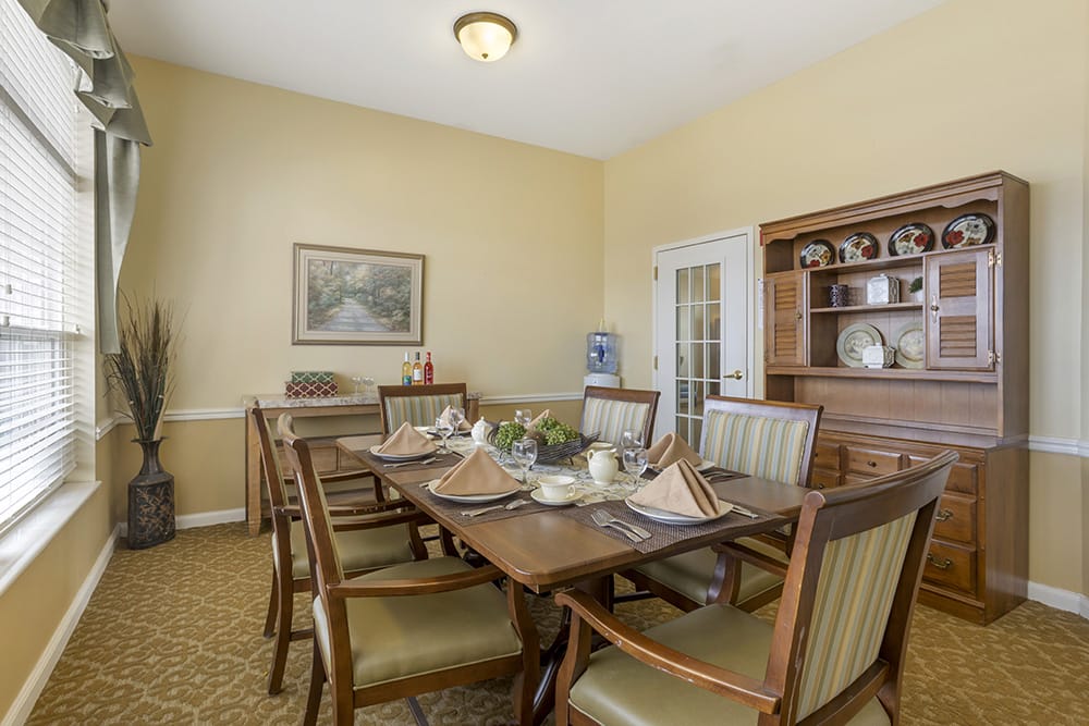 Memory Care- Private Dining Room
