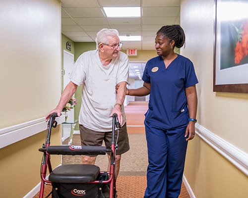 residents laughing