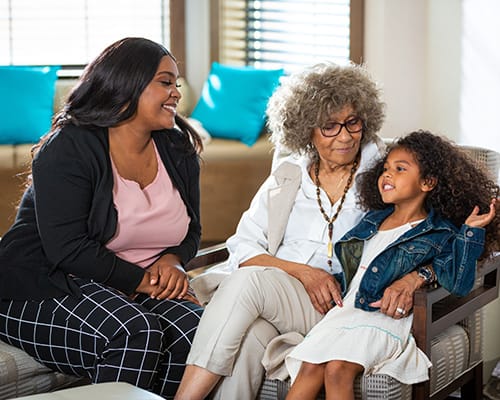 grandmother and grandchild