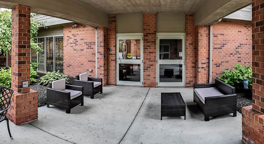 courtyard entrance
