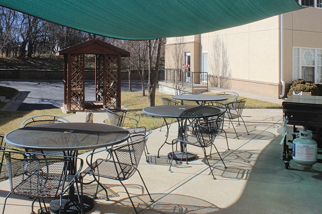 Brookdale Rosehill Skilled Nursing Patio