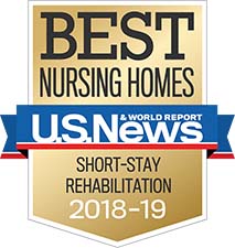 U.S. News Best Nursing Home Short Stay Award 2018-2019