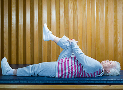 Knee to Chest Stretch Knee to Chest Stretch