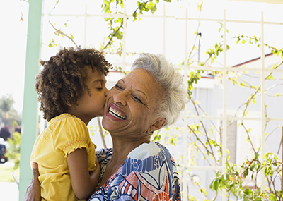Senior With a Grandchild