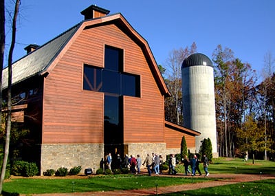 Billy Graham museum barn