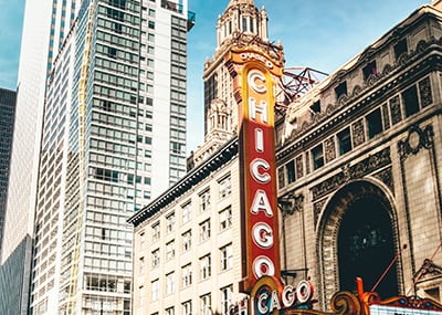 Chicago theater sign