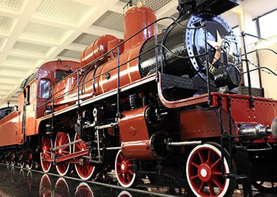 Denver train in museum