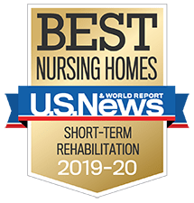 U.S. News Best Nursing Home Short Stay Award 2019-2020